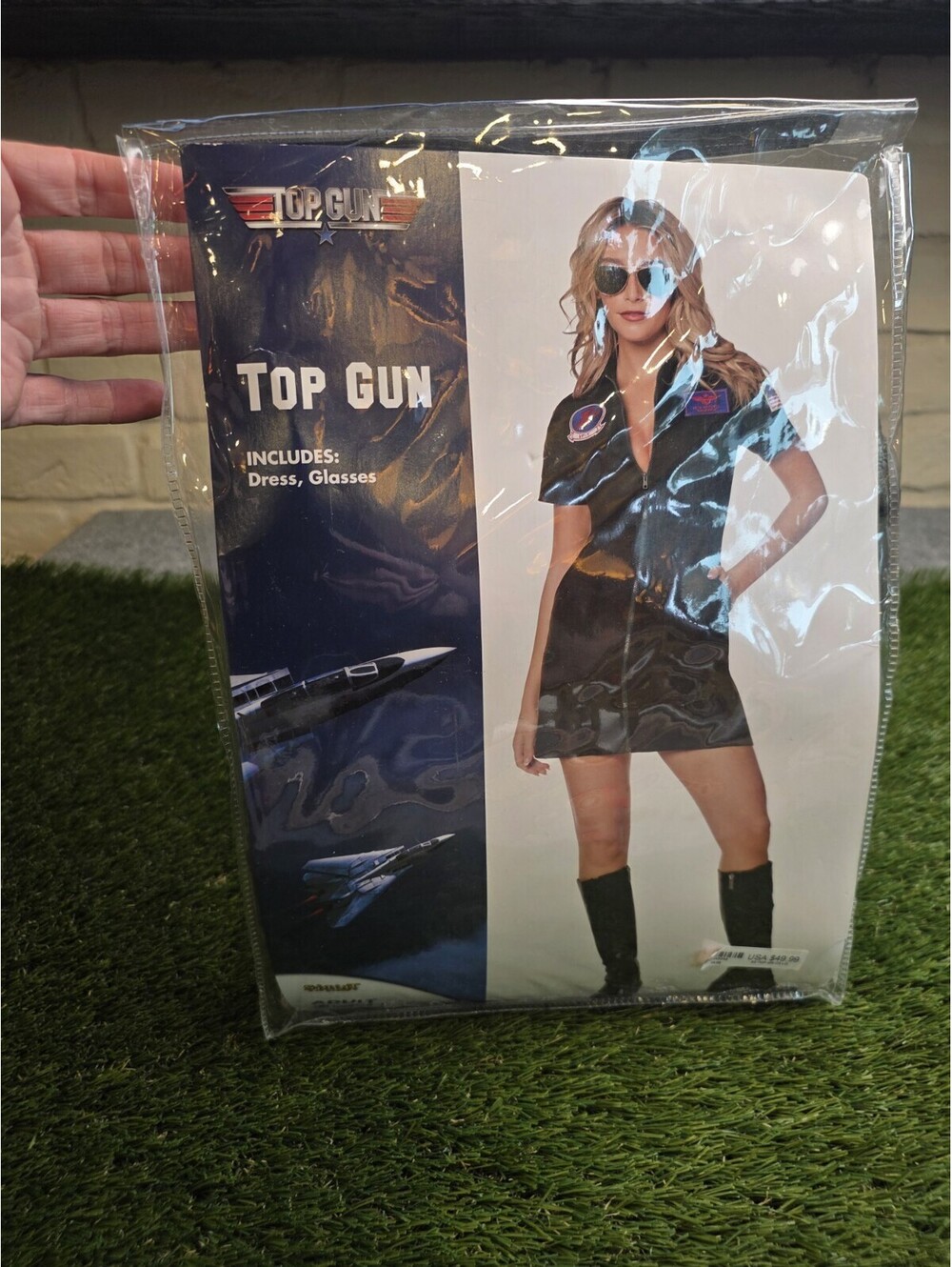 Officially Licensed Top Gun Women's Flight Dress Costume Large